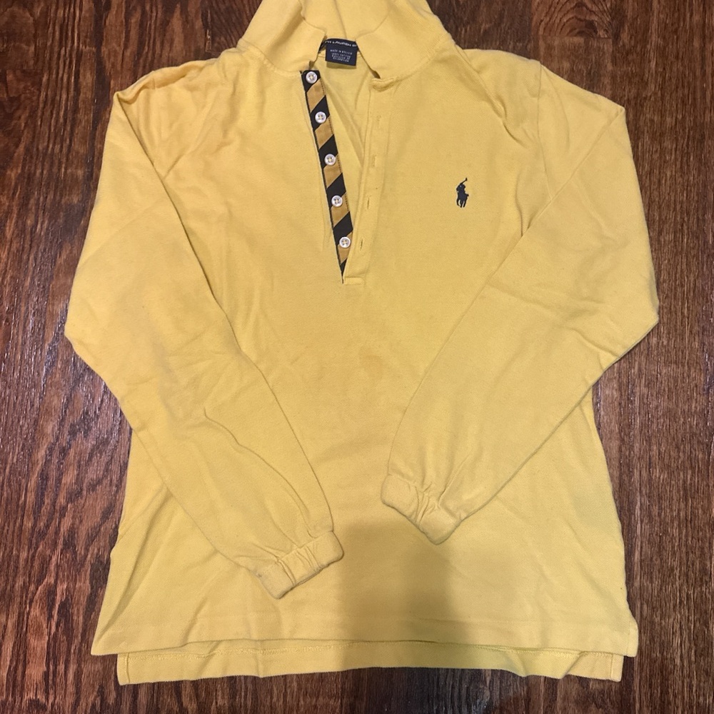 Polo by Ralph Lauren Yellow Long Sleeve Polo